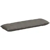 vidaXL Rücken Kissen Hellgrau 160 x 50 cm Cordstoff