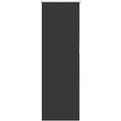 vidaXL Verdunkelungsrollo Schwarz 50x130 cm Stoffbreite 45,7 cm
