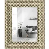 MendeFrames H225 Wandspiegel Modern gold 60x90 cm
