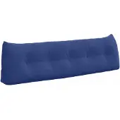 vidaXL Rückenkissen Polizeiblau 160 x 24 x 50 cm Samt 42014556
