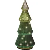 Kaemingk Micro-LED-Baum d11h25cm-15l grün/weiß