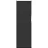 vidaXL Verdunkelungsrollo Schwarz 40x175 cm Stoffbreite 35,7 cm