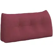 vidaXL Rücken Kissen Weinrot 100 x 24 x 50 cm Stoff