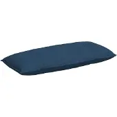 vidaXL Rückenkissen Blau 120 x 19 x 50 cm Stoff