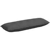 vidaXL Rücken Kissen Dunkelgrau 140 x 50 cm Cordstoff