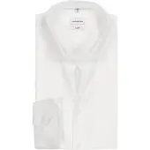 Seidensticker Businesshemd "Schwarze Rose", Herren, Gr. XL (43), normale Ärmellängen, weiß, 100% Baumwolle, unifarben, skinny fit, 2-Knopf-Manschette, Hemden Businesshemd, X-Slim 1/1 Kentkragen Uni