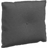 vidaXL Rücken Kissen Dunkelgrau 60 x 50 cm Cordstoff