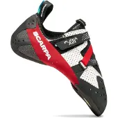 Scarpa Furia Air Kletterschuh - ultraleicht, sensibel und sockenähnlicher Sitz - , Farbe:1152-ice/red, Größe:36.5 (3 2/3 UK)