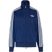 Adidas Sweatshirt Pinstripe Firebrid Loose Tracktop KS9983 Dunkelblau Regular Fit