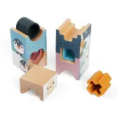 Bigjigs Holz Stapelturm Puzzle - Arctic Tower - pädagogisches Spielzeug