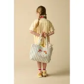 Sissy-Boy Gestreifter Shopper - Blau