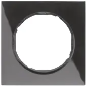 Hager 10112245, Schwarz, Schraubenlos, , Glänzend, 1 Stück(e)