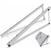 Revolt Verstellbare Aluminium-Solarpanel-Halterung, 22" / 55,6 cm, bis 150 kg