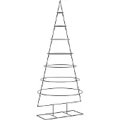 vidaXL | Metall Weihnachtsbaum | 180 cm Pulverbeschichteter Stahl