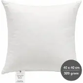 WDMT Kissenfüllung 40x40 cm – Innenkissen / Füllkissen – 320 Gramm – Quadratisches Dekokissen-Innenkissen – Weiß