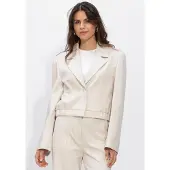 Beaumont Damen Blazers Dagmar Bomber - Ecru - Größe 34