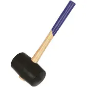 Ideal SIEGER Gummihammer 55 mm mit Stiel