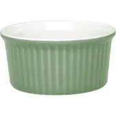 Olympia 12 Stück Pastel Auflaufförmchen grün 14,5cl. 12 Stück, 4 x 9(Ø)cm, Kapazität: 14,5cl