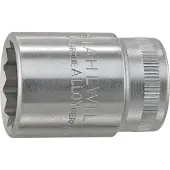 Stahlwille 03010036, Buchse, Chrom, DIN EN 3709 / ASME B 107.5 M, 286 g