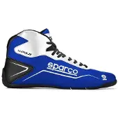 Sparco K-POLE Racing Stiefel in Blau und Weiß - Größe 38