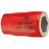 Gedore VDE 19 30 VDE-Steckschlüsseleinsatz 1/2" 6-kant 30 mm