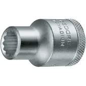 Gedore Steckschlüsseleinsatz D 19 1/2 Zoll 12-kant SW 30mm L.43mm