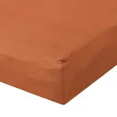 BETTWARENSHOP Jersey Spannbetttuch Ultra-Stretch 200x220 - 220x240 cm | terra - orange