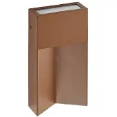 LUCANDE LED-Außenwandleuchte Kaholo, braun, CCT, IP44