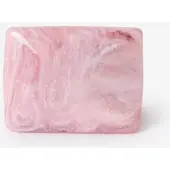 Sissy-Boy Eckiger Resin-Ring - Rosa | Größe: M