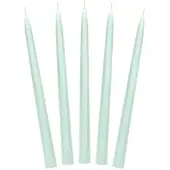 Party Deco Kerze Kerzenständer Salbei 24cm - (10 Stück)