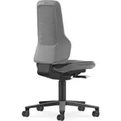 BIMOS Arbeitsdrehstuhl Neon Synchrontechnik Skintec Flexband grau 450-620 mm