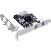 InLine Schnittstellenkarte, 2x PS/2, USB-Pfostenstecker, PCIe (PCI-Express)