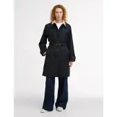 Barbour Trenchcoat Maia Showerproof Jacket Damen Dark Navy-10