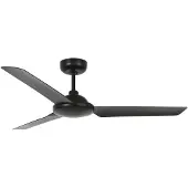BAYSIDE Deckenventilator Somerset Schwarz 122 cm mit Wandregler 122
