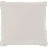 Eskimo Edelvelours Kissenbezug 45x45 cm | wollweiss - weiß