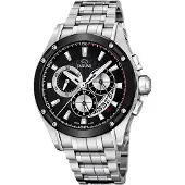 Jaguar J1034/1 SPECIAL EDITION Chronograph Uhr Herrenuhr Edelstahl Chrono Datum silber