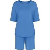 Triumph Pyjama Timeless Sensuality 10222627 Blau Relaxed Fit