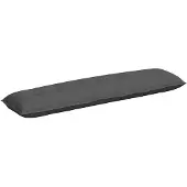 vidaXL Rücken Kissen Dunkelgrau 200 x 50 cm Cordstoff