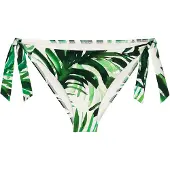 Triumph Bikini-Hose "Summer Palm Tai", Damen, Gr. 36, N-Gr, grün (grün combination), Microfaser, Obermaterial: 55% Polyamid, 45% Elasthan, Badehosen Bikini-Hose, weich und formend
