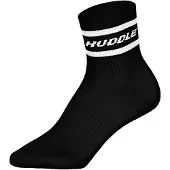 Huddle Unisex Socken, 6er Pack - Streifen, Logo, Short Crew, Sportsocken, einfarbig