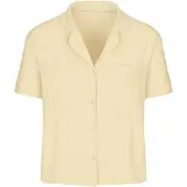 Hunkemoller Kurzärmelige Jersey-Jacke Essential Gelb