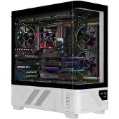 ITek NETRON CURVED, Tower, PC, Weiß, ATX, ITX, micro ATX, Gaming, Blau, Grün, Rot