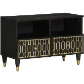 vidaXL TV-Schrank 70x33x46 cm Massivholz Mango