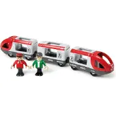 BRIO Personenzug - 5 Teile - Rot/Weiß 33505 - - One Size - Züge
