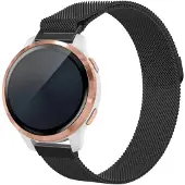 IMoshion Magnetisches Milanaise Armband - Universelle 18 mm Anschluss - Schwarz