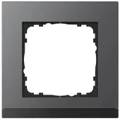 GVS Abdeckrahmen Aluminium WALTZ 1-fach Anthrazit passend für 55mm-System