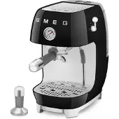 Smeg Espressomaschine ECF03BLEU, Thermoblock, Cold Brew, Dampfdüse, 1.4L Tank