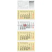 Sonstige Verlage BRUNNEN Viermonatskalender 32x94cm gelb