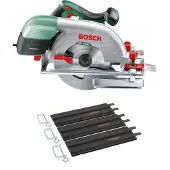 Bosch PKS 66-2 AF Handkreissäge 190 mm 1600 W + Sägeblatt SpeedLine + Führungsschiene 70 cm ( 0603502004 )