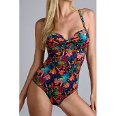 Marlies Dekkers Thalassa Bathing Suitplunge Balconywired Padded Blue Größe: 70D | Badeanzüge Outlet | Damen | Blau